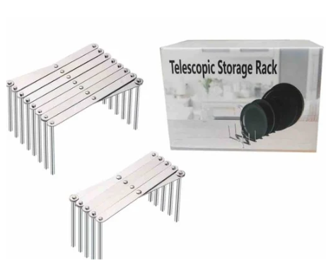 Organizador de Platos Metalico Plegable